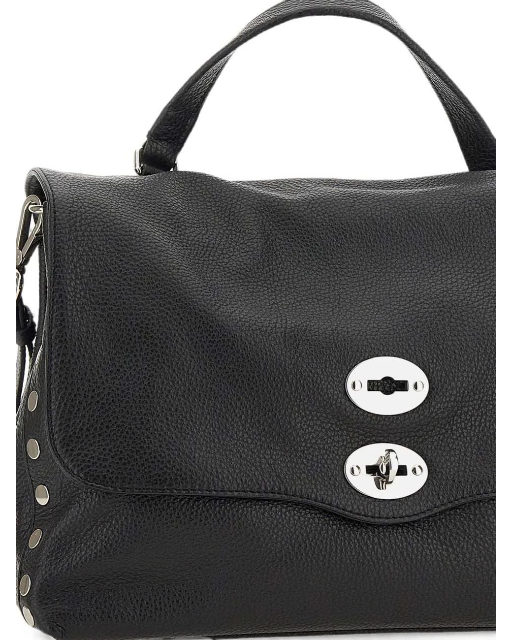 Zanellato Black Medium Postina Daily Tote Bag