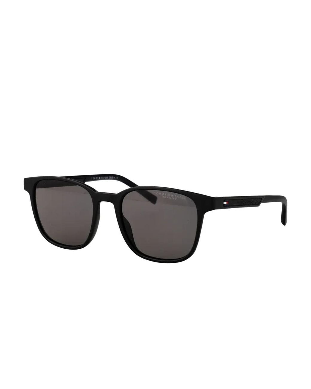 Tommy Hilfiger Black Square-Frame Sunglasses for men