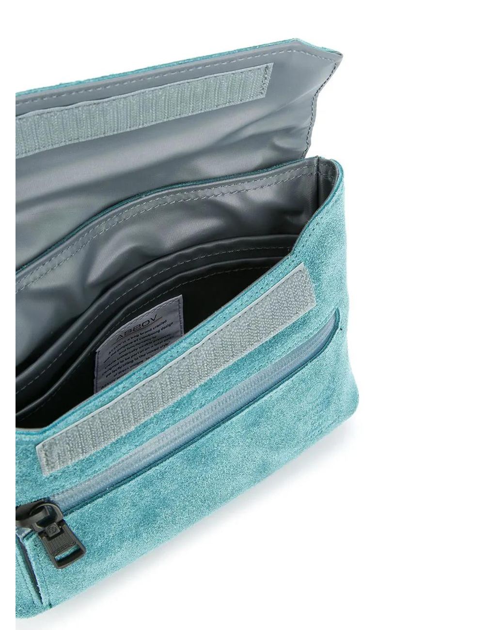 As2ov Blue Flap Shoulder Bag for men