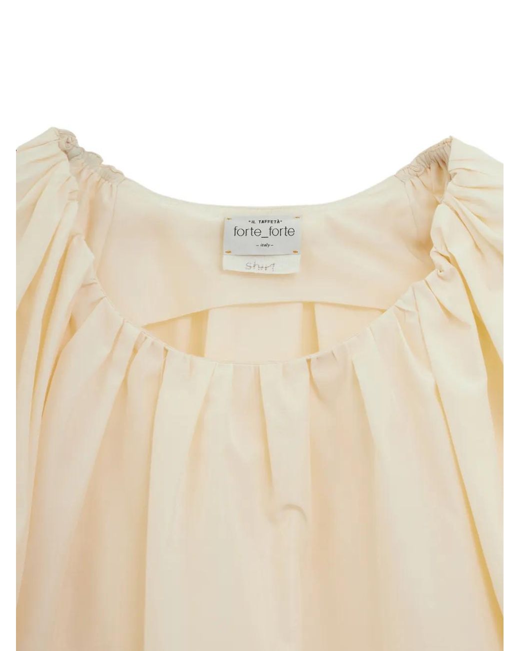 Forte_forte Natural Gathered Blouse