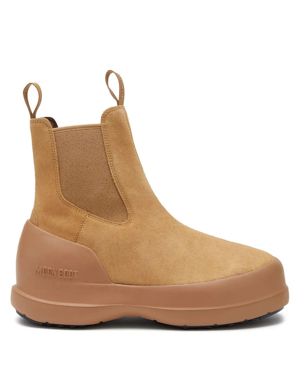 Moon Boot Brown Mb Luna Chelsea Suede 80D2480050