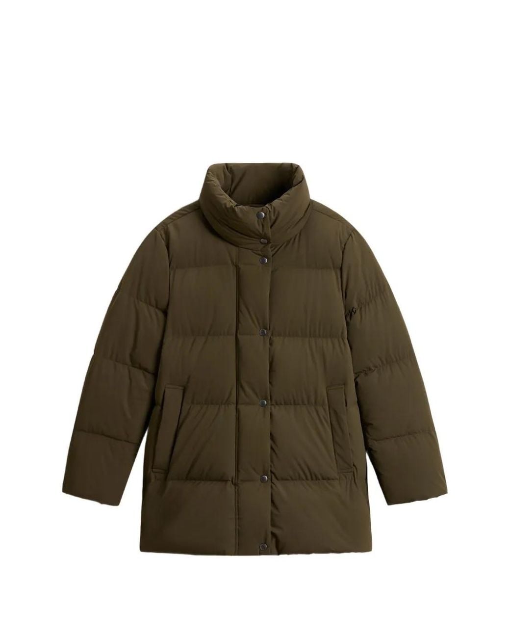 Woolrich Green Madison Padded Short Coat