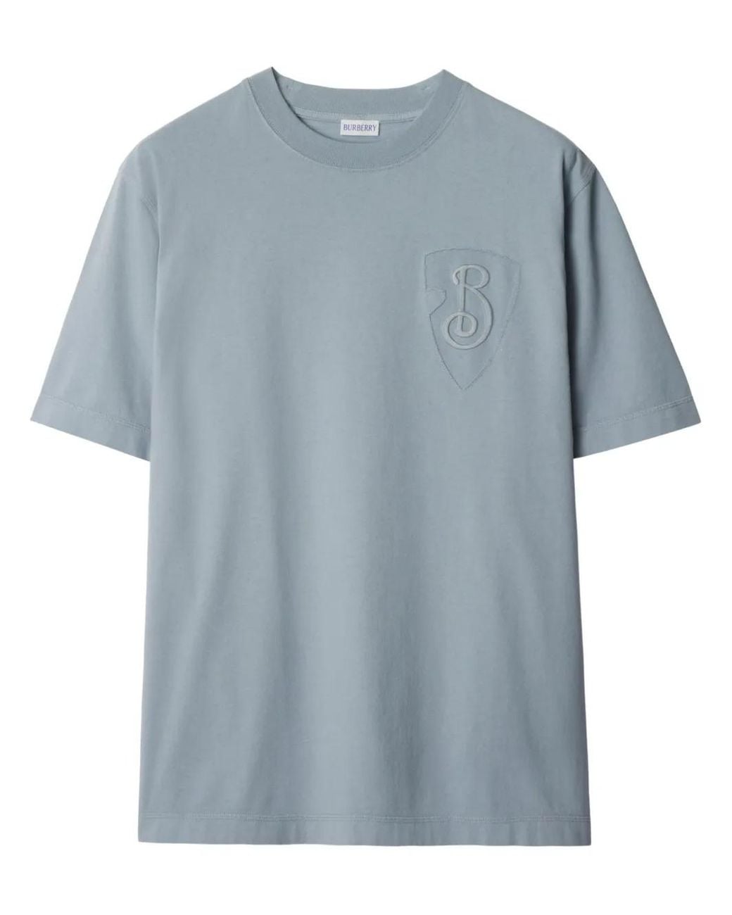 Burberry Blue B Shield T-Shirt for men