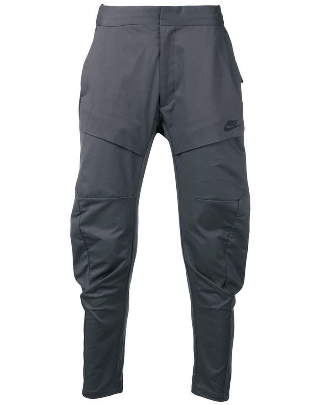 Nike Cotton Tech Pack Cargo Trousers in Grey (Gray) for Men | Lyst