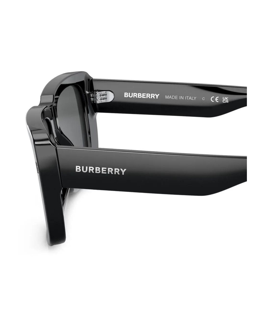 Burberry Black Jarvis Rectangular-Frame Sunglasses