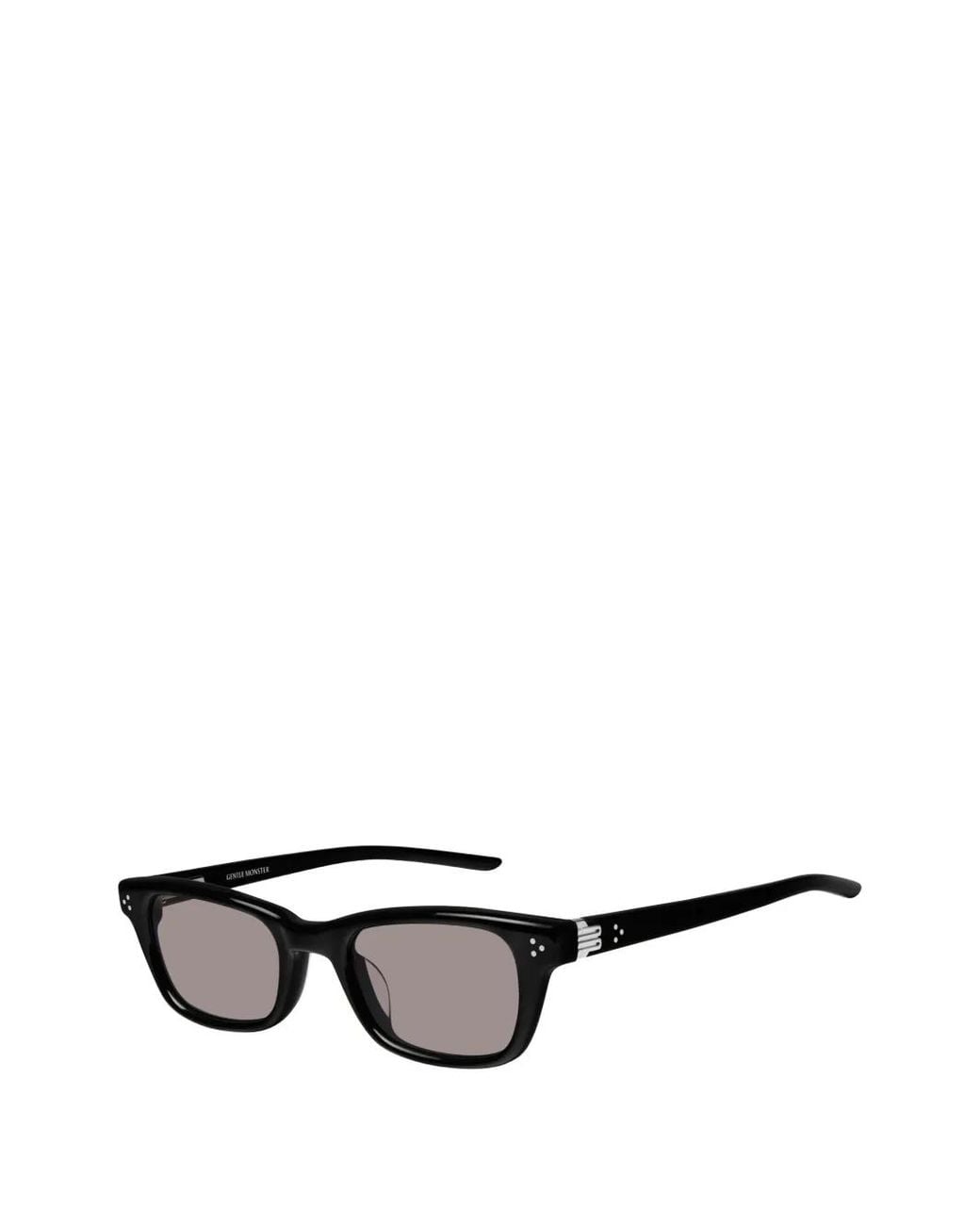 Gentle Monster Black Jane Rectangle-Frame Sunglasses
