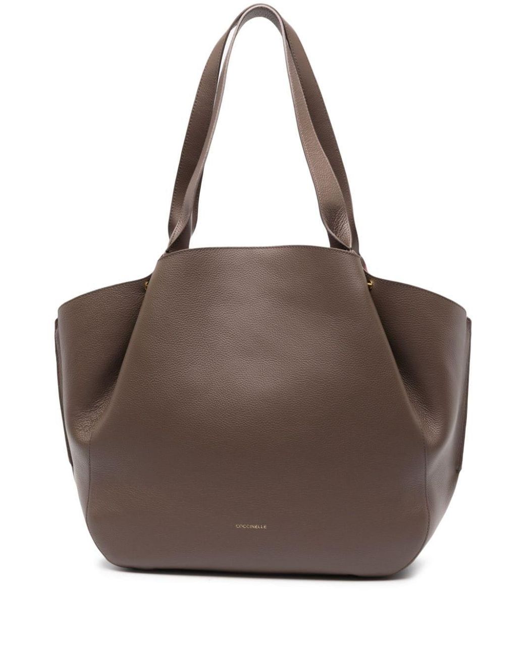 Coccinelle Soft-wear Leather Tote Bag in Brown | Lyst