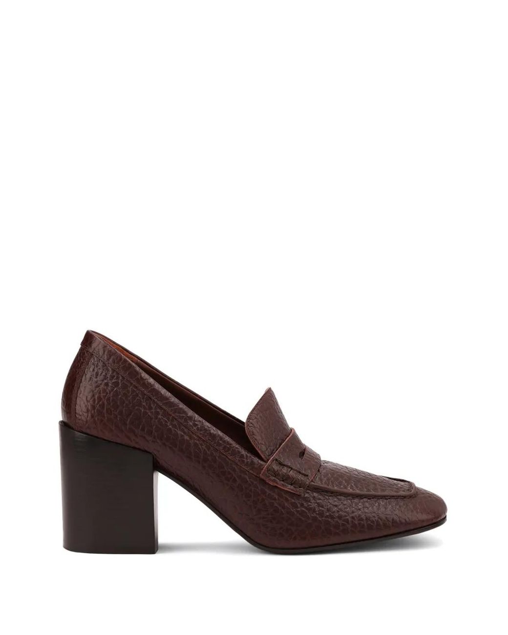 Dries Van Noten Brown Loafer Mit Absatz