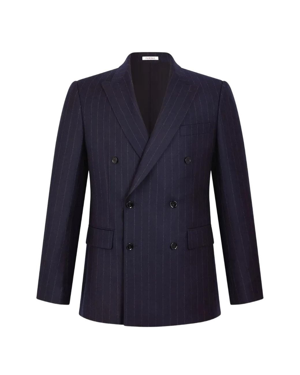 Blazer A Rayas Diplomáticas Fursac de hombre de color Blue
