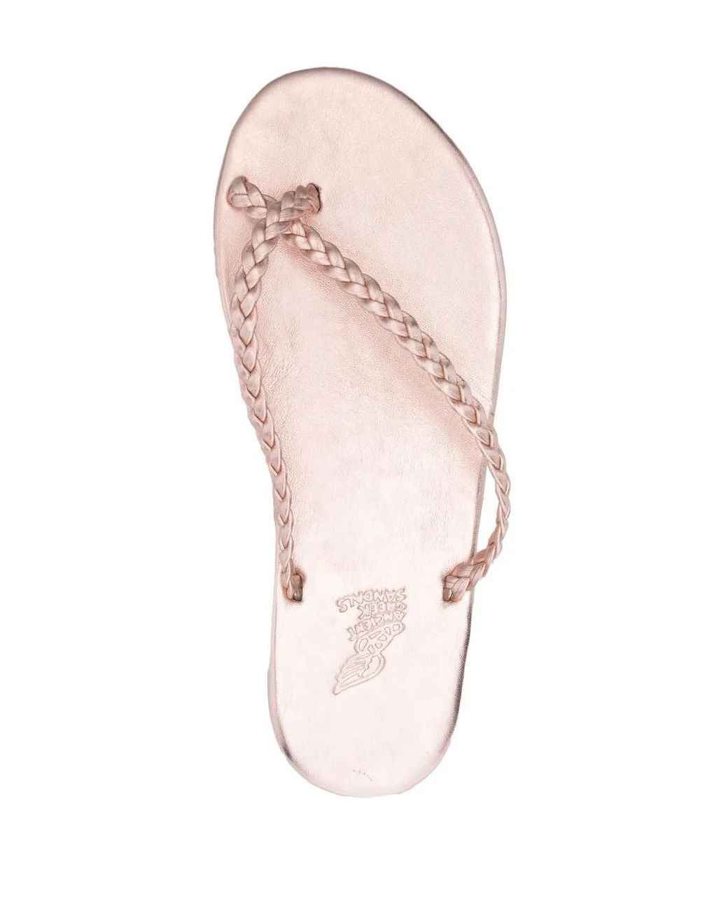 Ancient Greek Sandals Pink Ioulia Braided-Strap Sandals