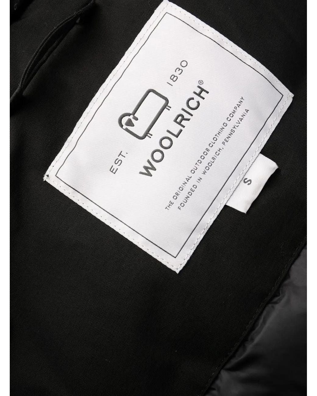 Woolrich Black Coats & Jackets