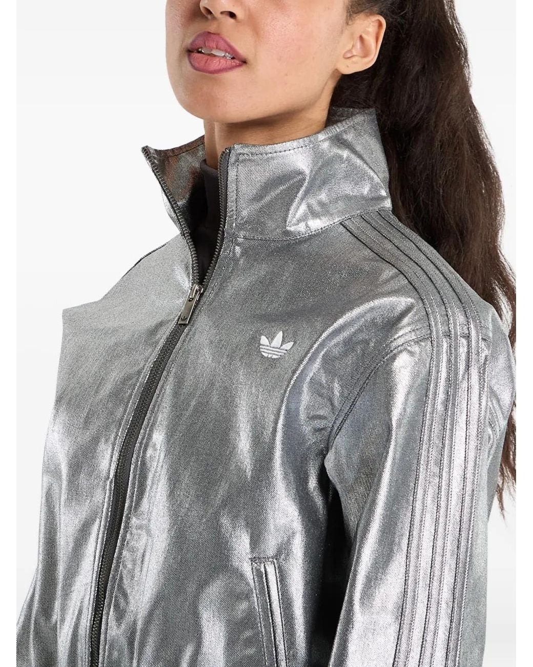 Adidas Gray Firebird Track Top