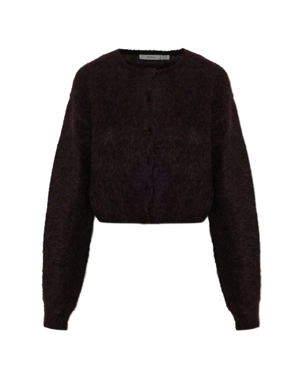 Gestuz Black Gzdebbie Mohair-Blend Cardigan