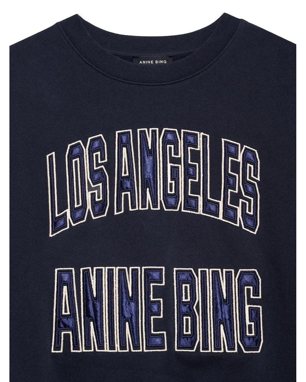 Anine Bing Blue Los Angeles Sweatshirt