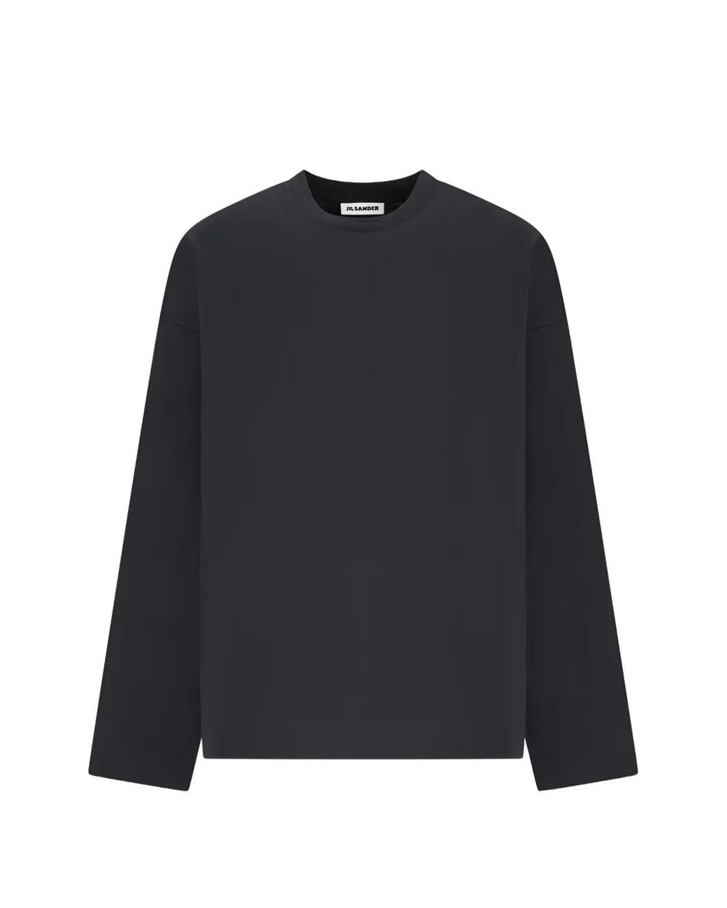 Jil Sander Blue Long-Sleeve Crew-Neck T-Shirt for men
