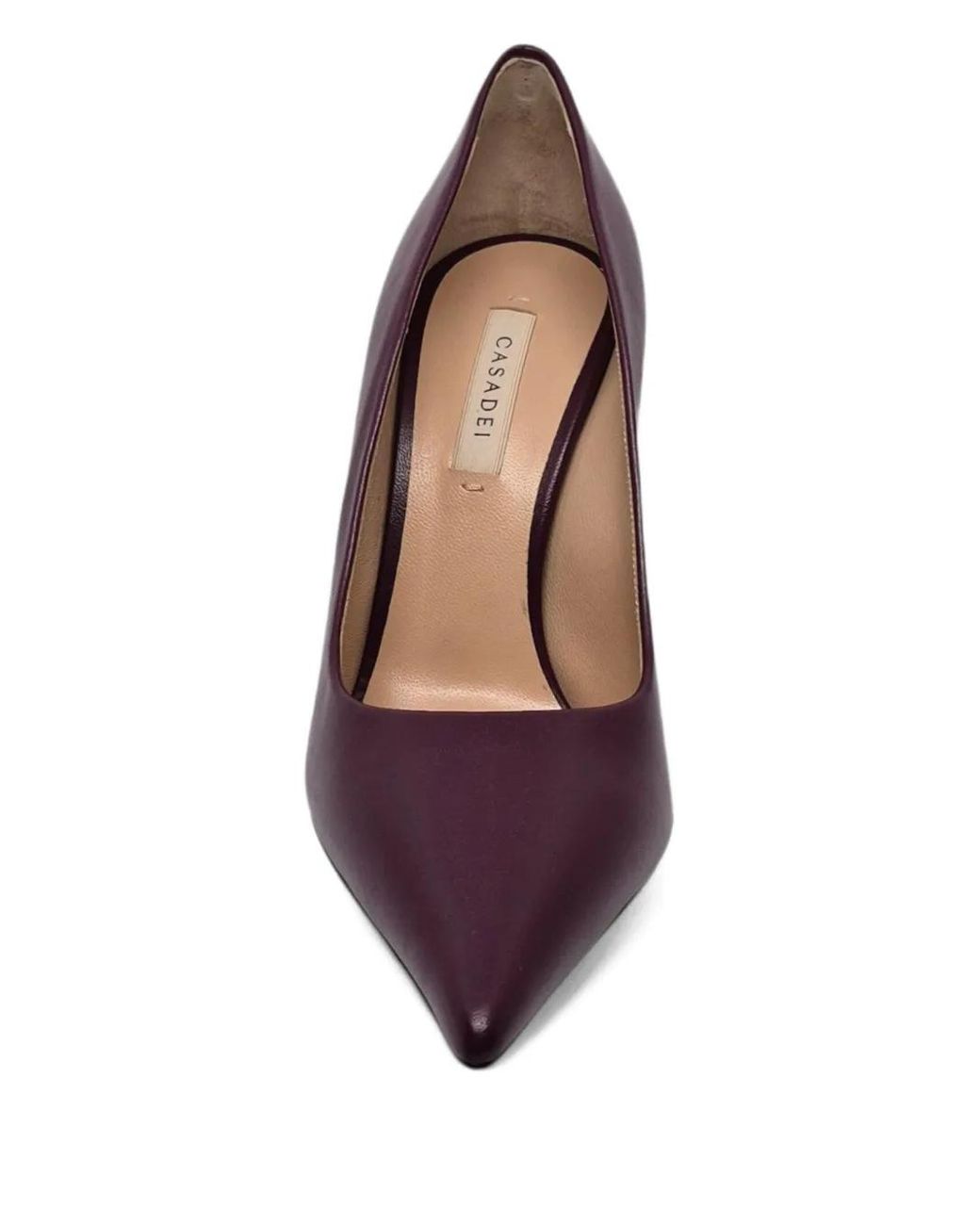 Casadei Purple Pointed Stiletto Pumps