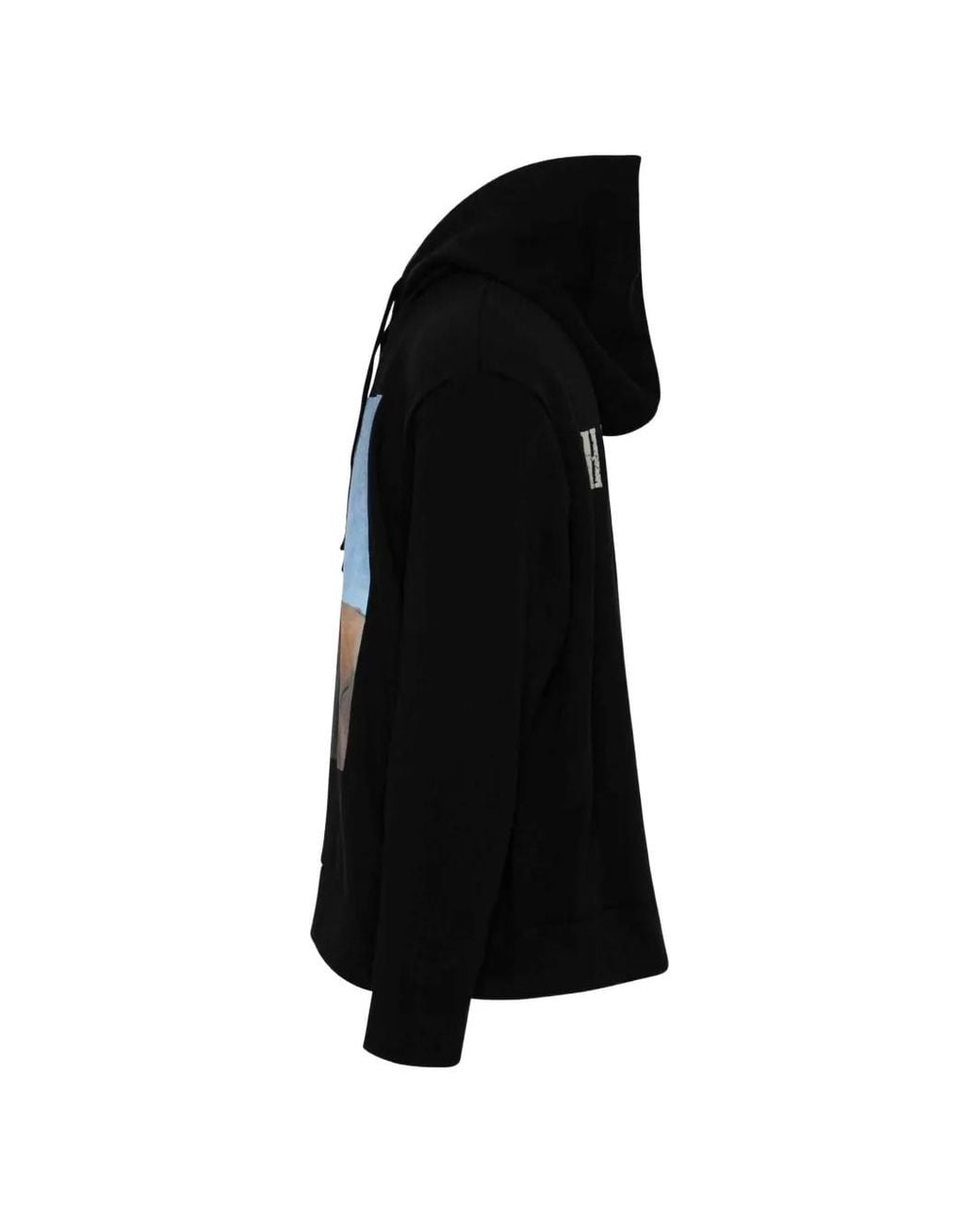 Ih Nom Uh Nit Black Phoebe Graphic-Print Hoodie for men