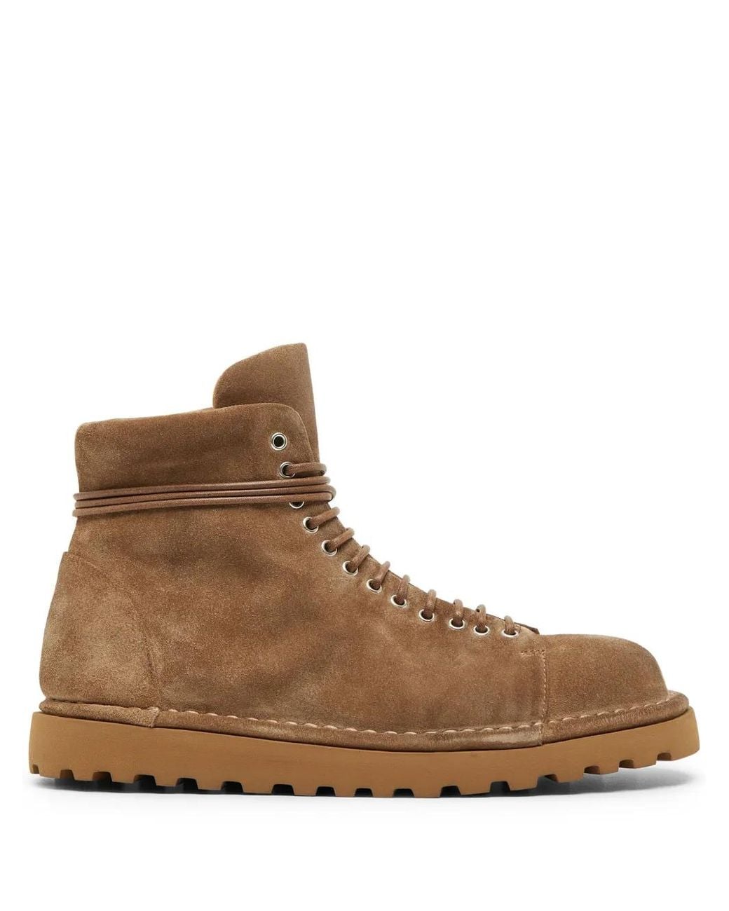 Marsèll Brown Pallottola Suede Ankle Boots