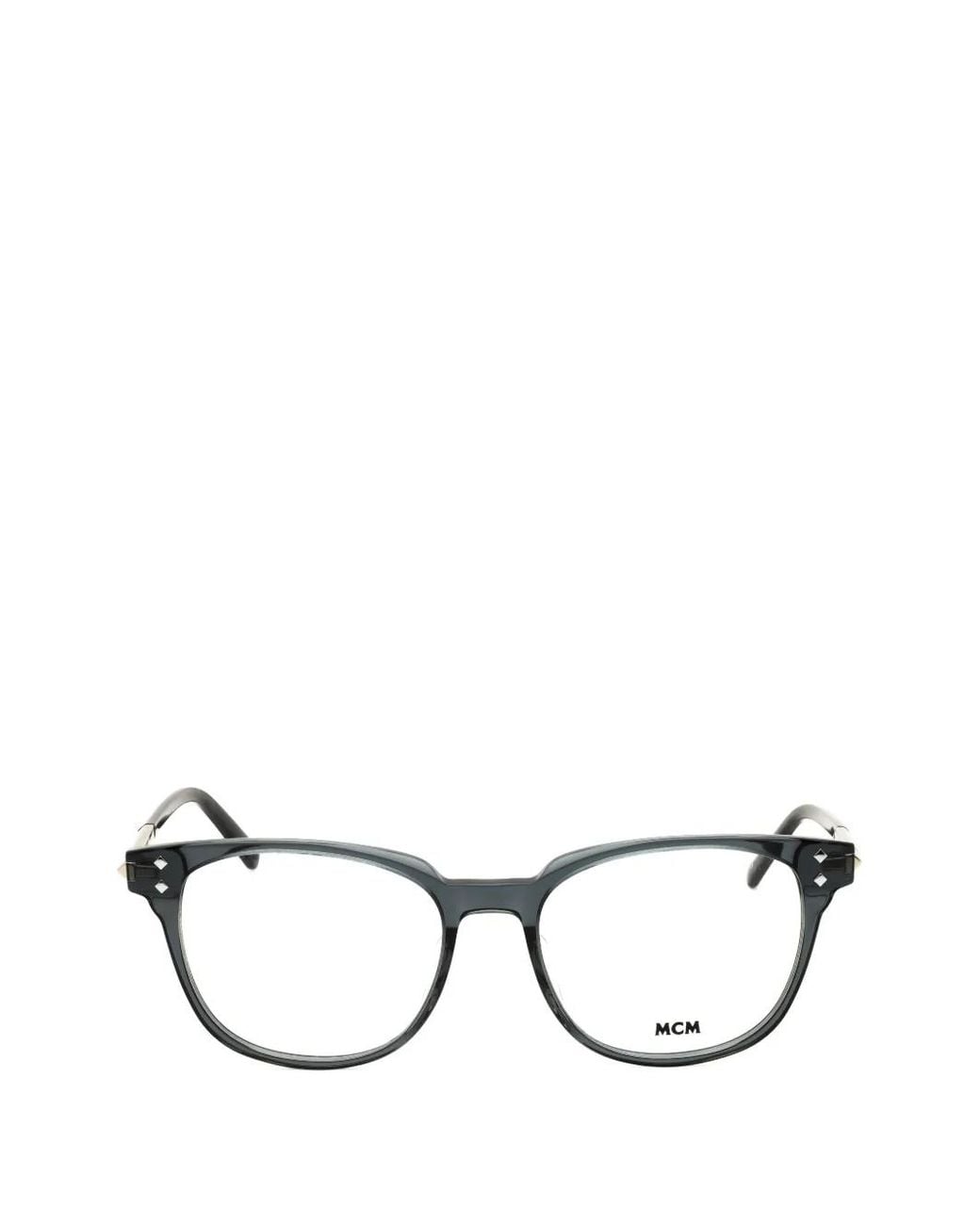 MCM Gray Round-Frame Glasses for men