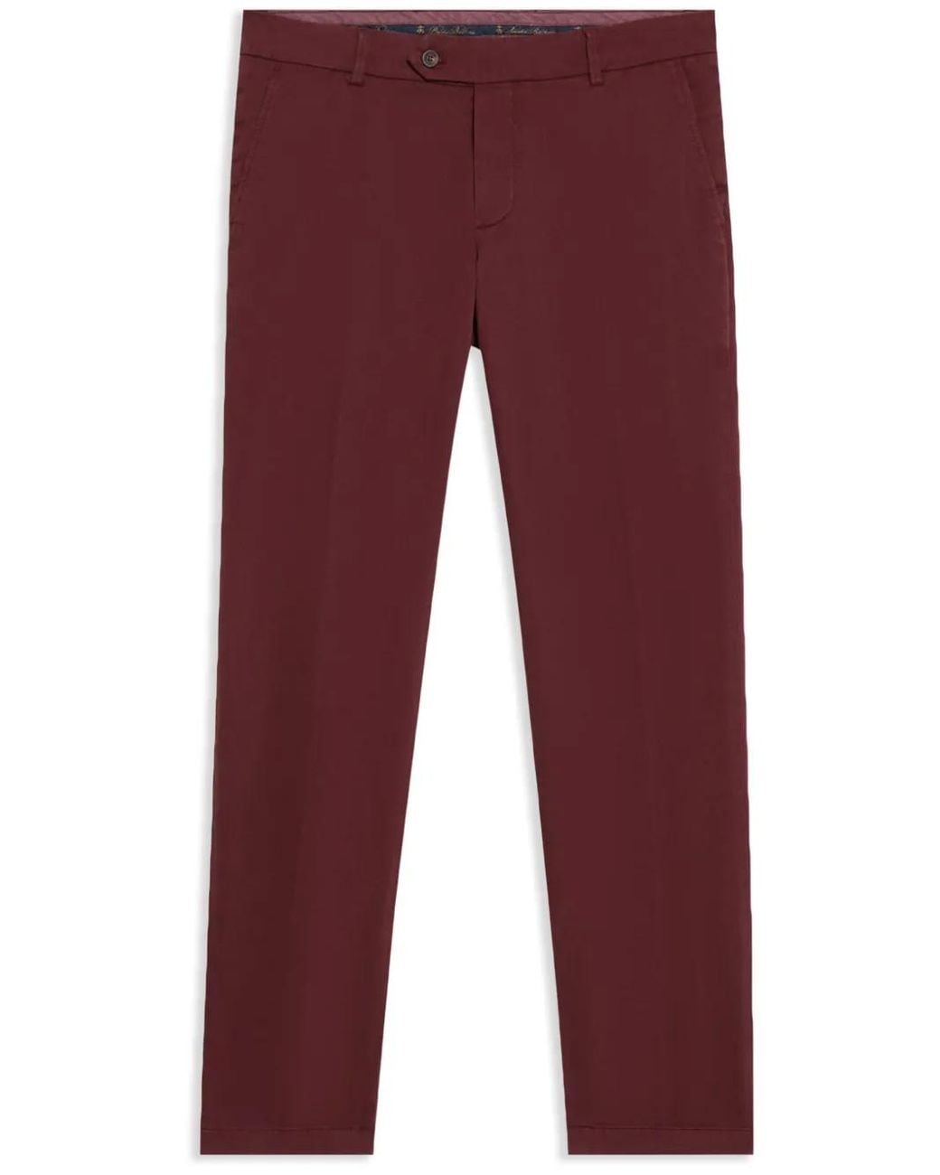 Brooks Brothers Pressed-Crease Tapered Trousers for men