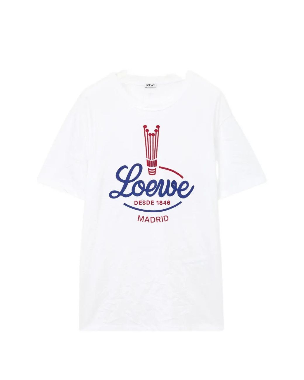 Loewe White Logo Cotton T-Shirt