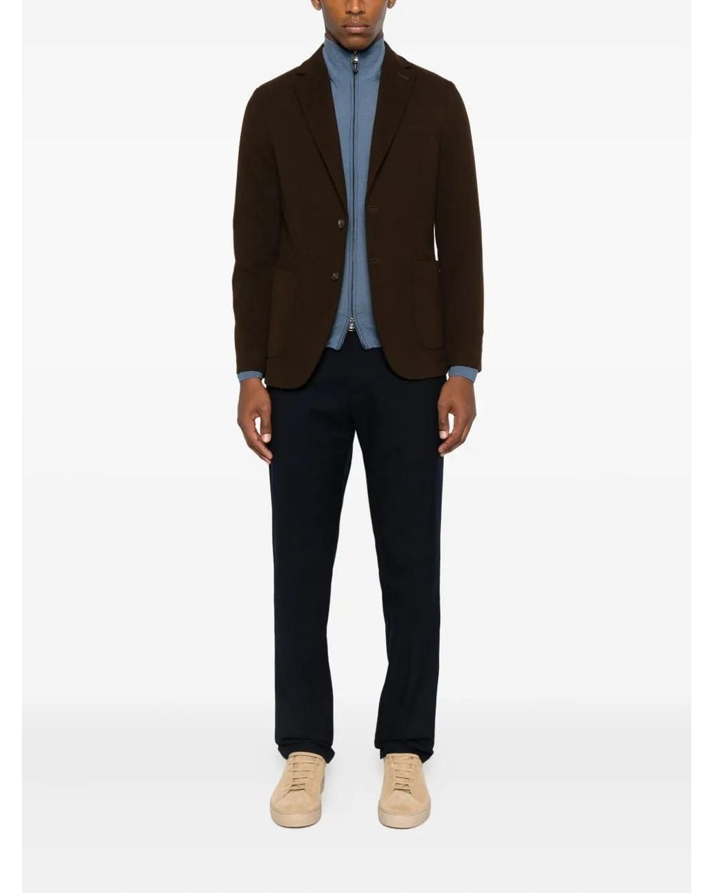 Circolo 1901 Black Button Patch-Pocket Jacket for men