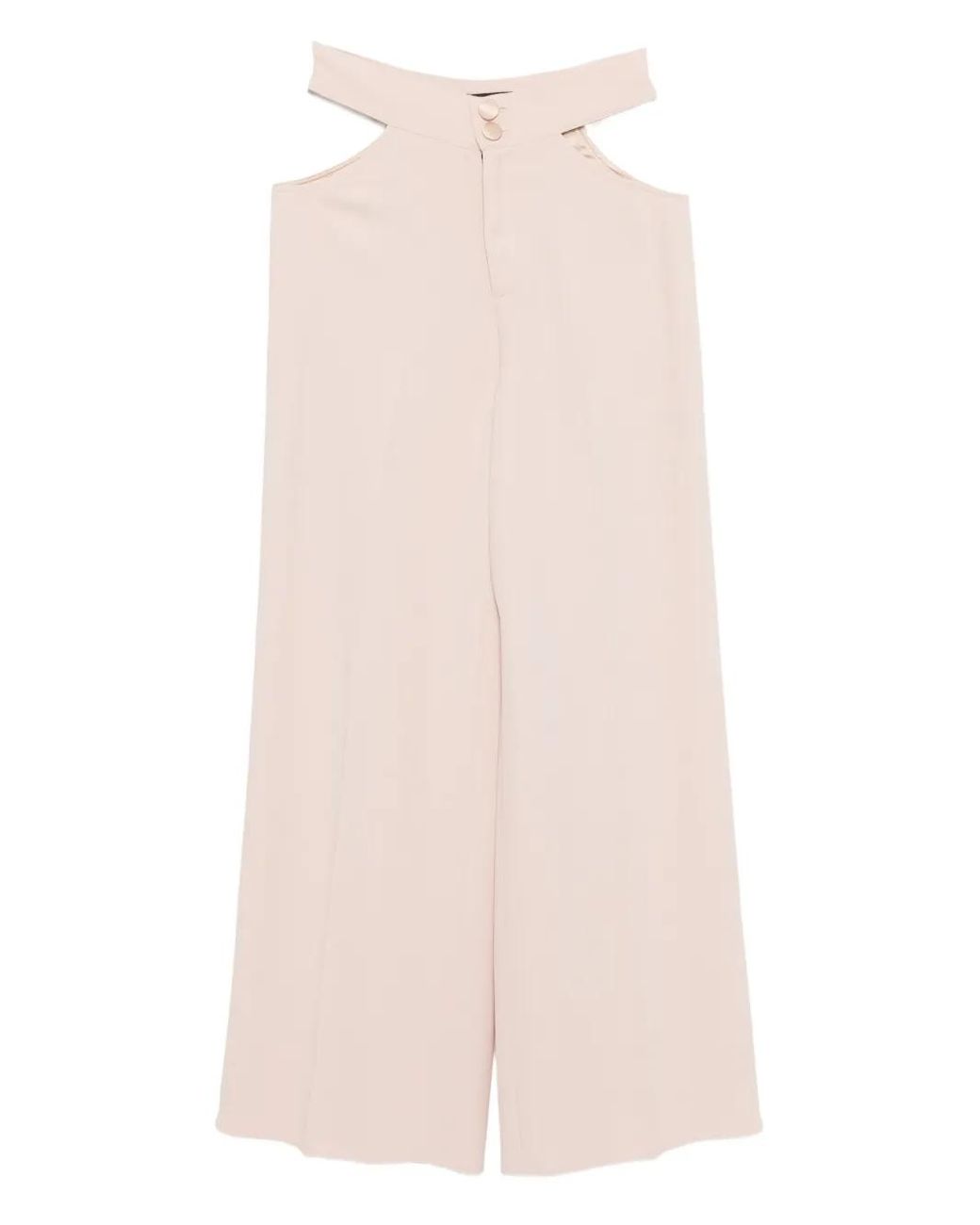 Xenia Magera Pink Cut-Out Detail Pants