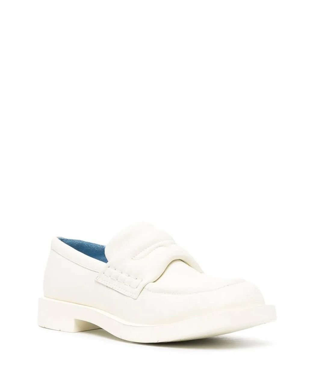 CAMPERLAB White Padded Leather Loafers