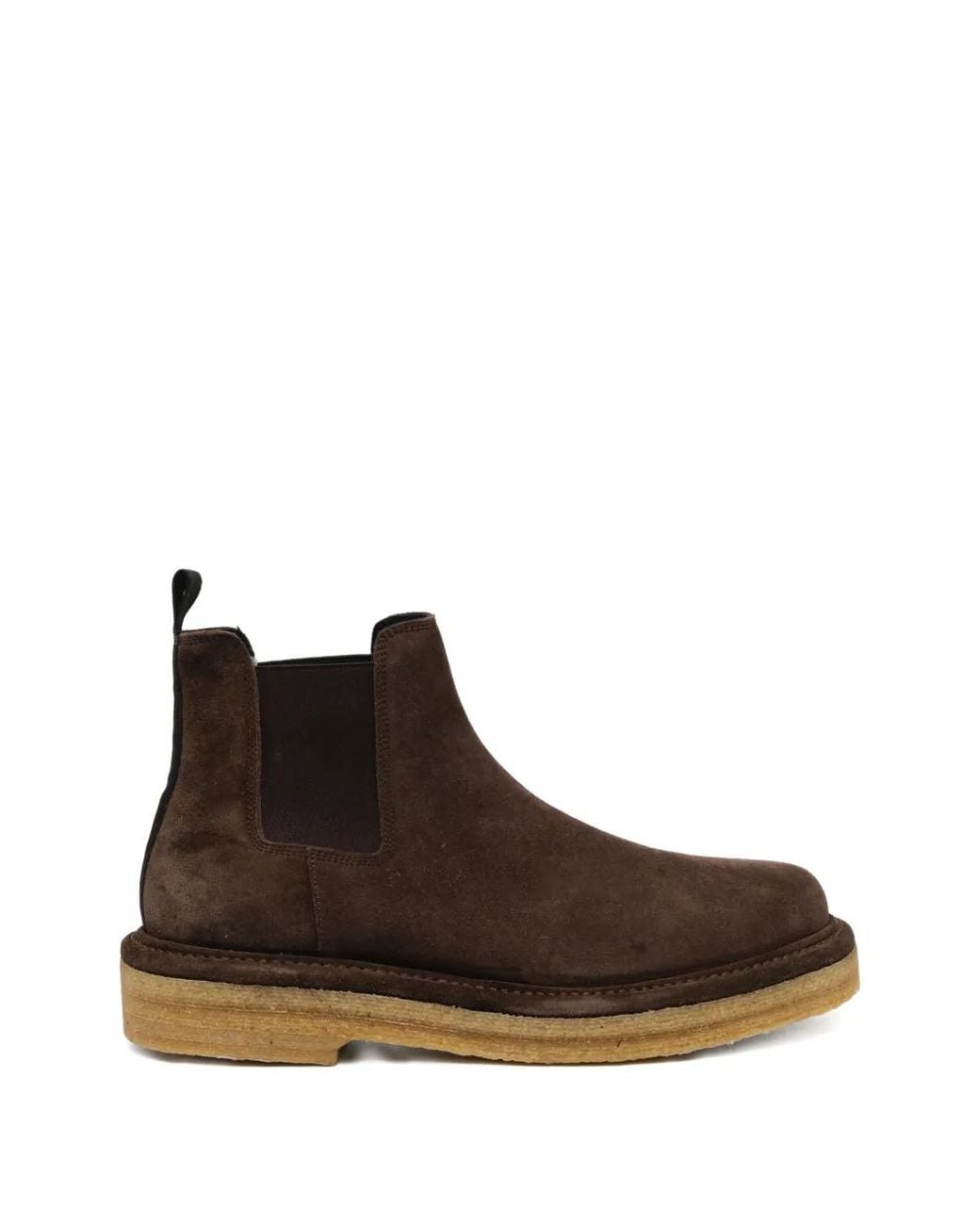 James Perse Brown Suede Chelsea Boots for men