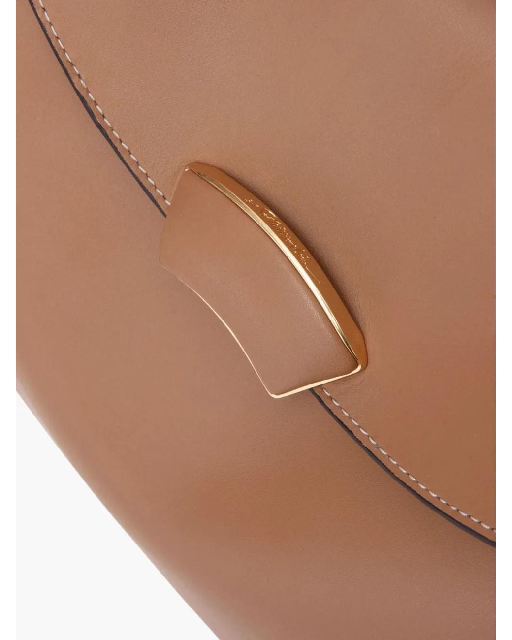 3.1 Phillip Lim Brown Id Leather Shoulder Bag