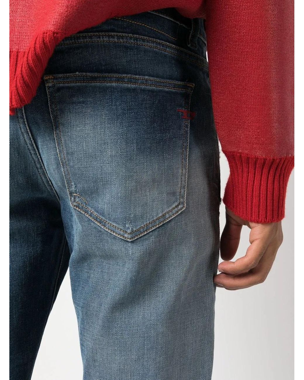 DIESEL Blue 2019 D-Strukt Slim-Cut Jeans for men
