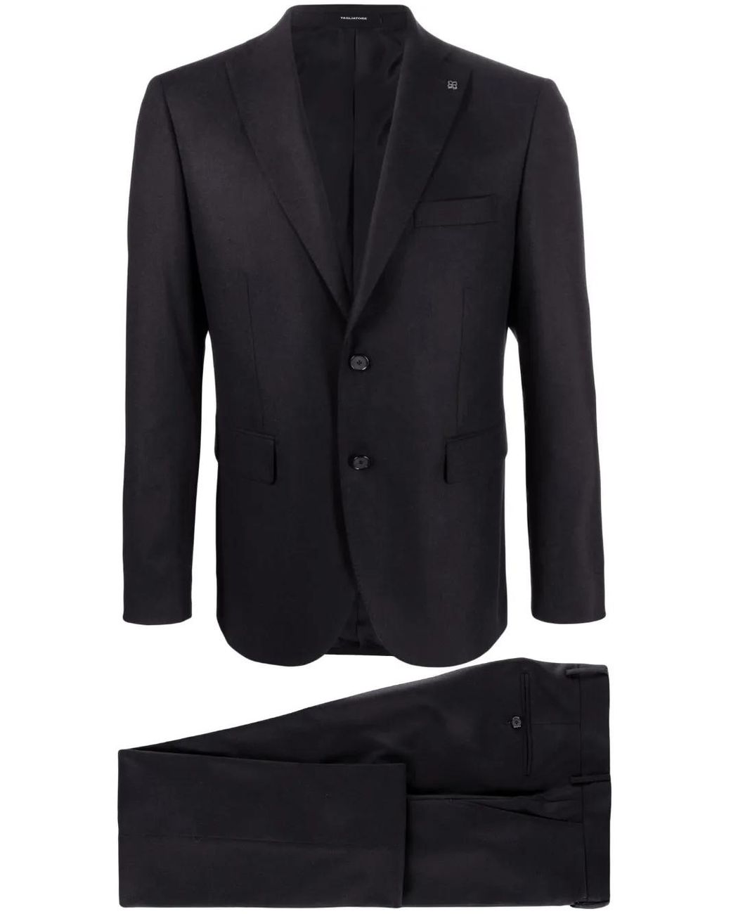 Tagliatore Blue Single-Breasted Two-Piece Suit for men