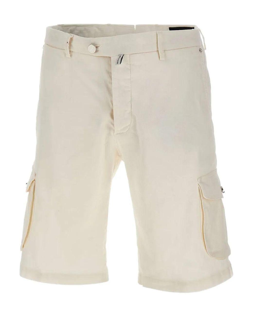 Kiton Natural Cargo Pocket Shorts for men