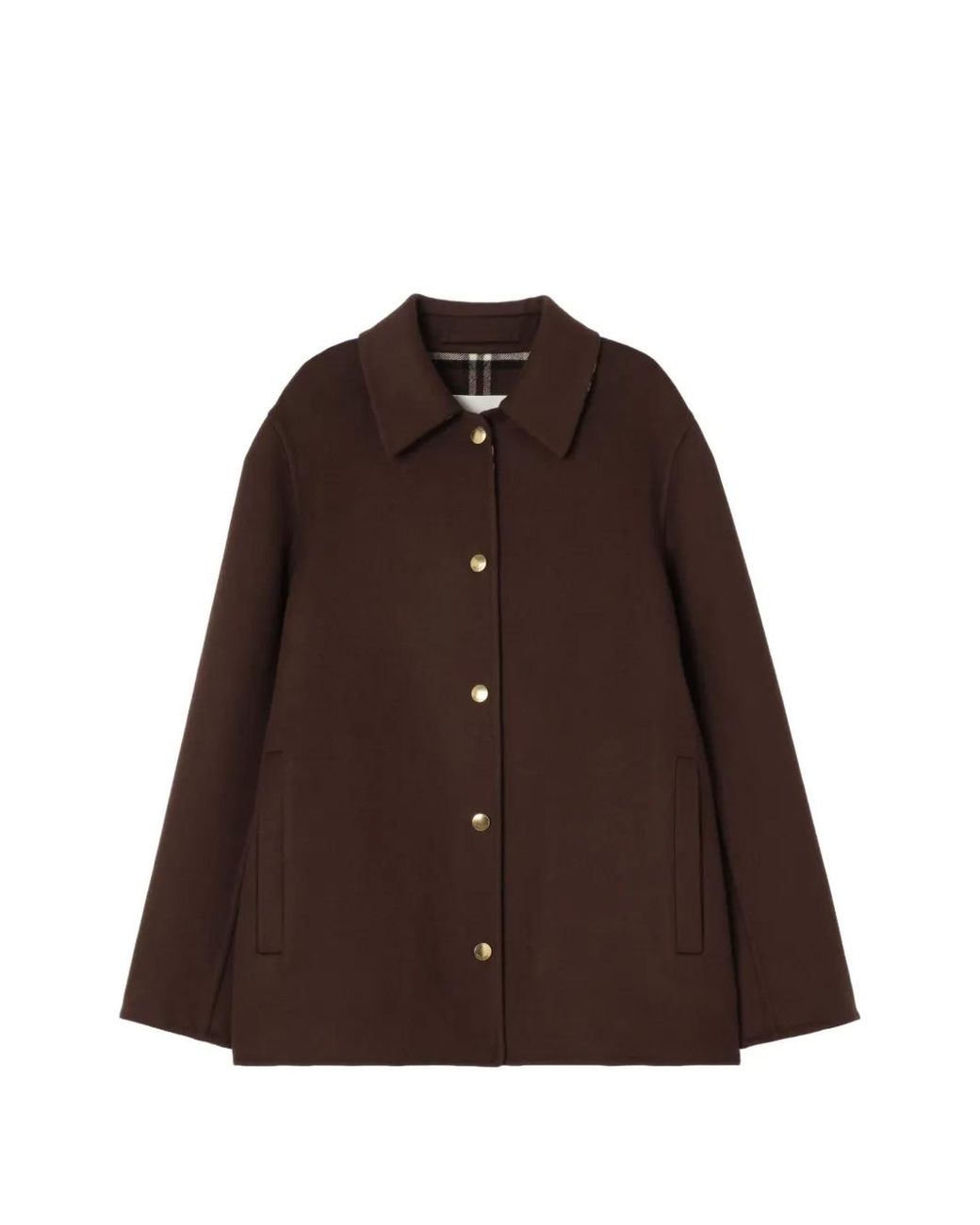 Burberry Brown Wool Lancashire Jacket
