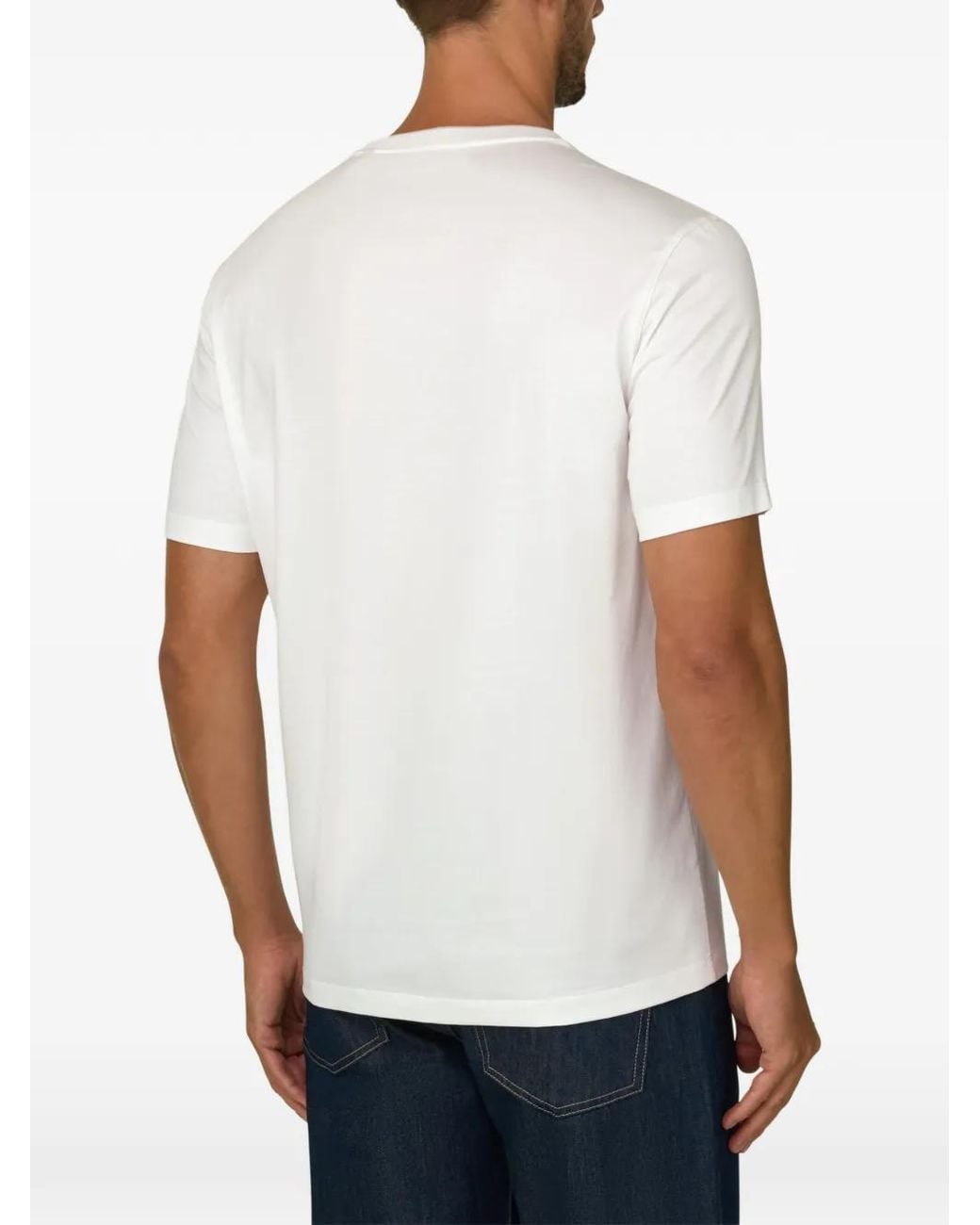 Boggi White T-Shirt for men