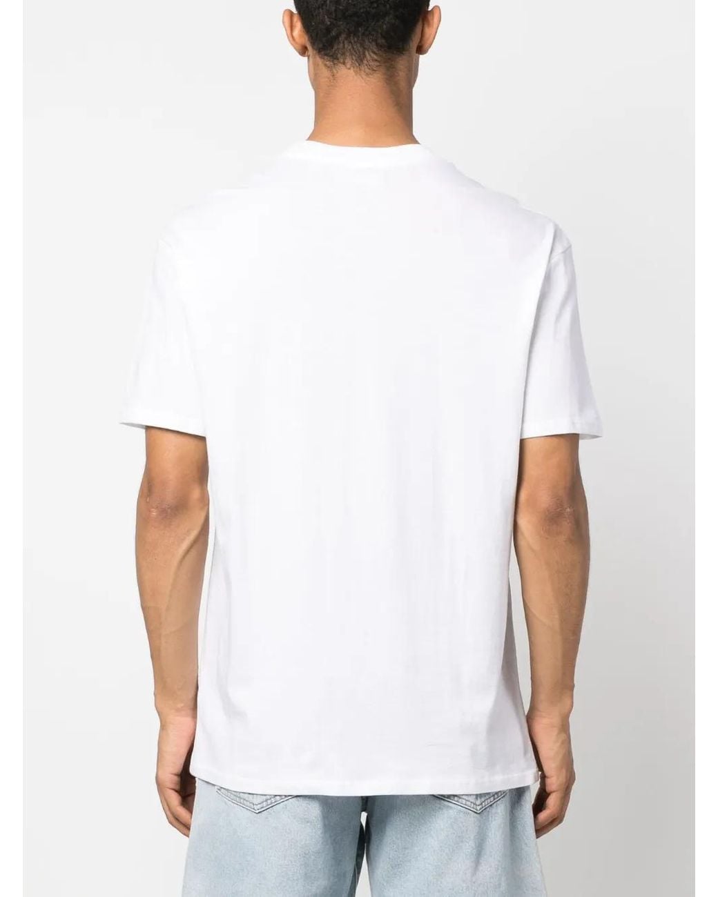NAHMIAS White Logo-Print Cotton T-Shirt for men