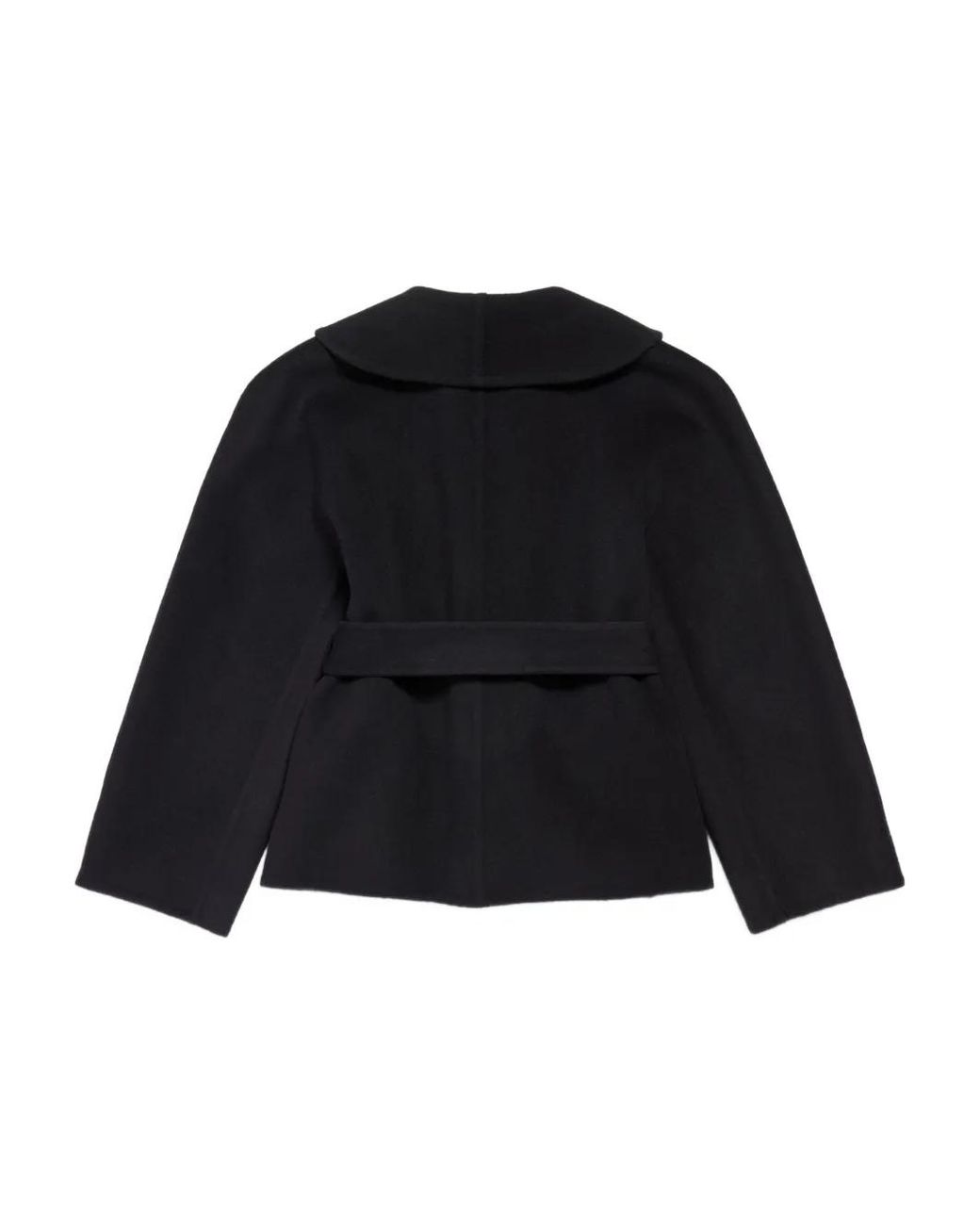 Balenciaga Black Belted Wrapped Jacket