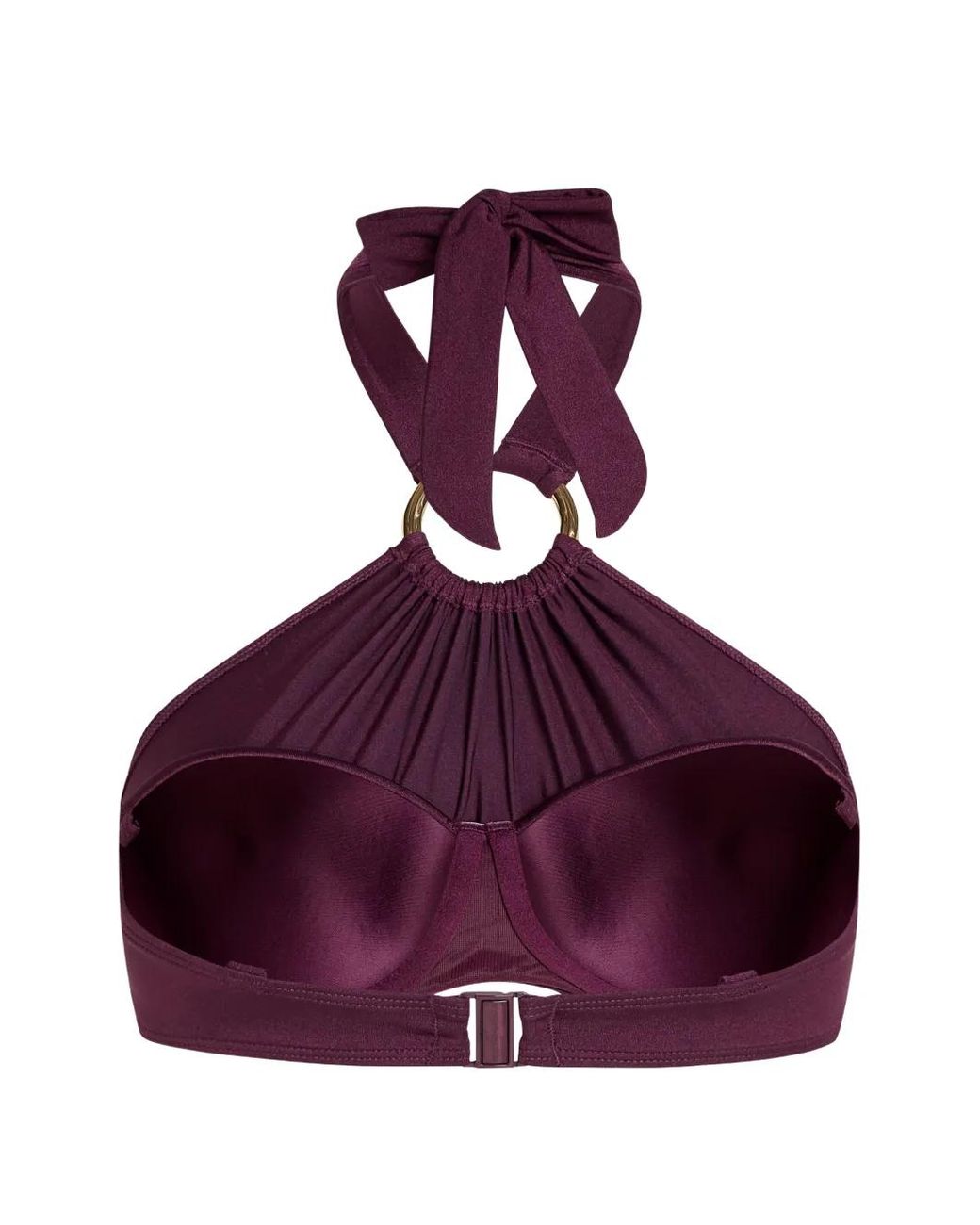 Marlies Dekkers Purple Padded Strapless Bikini Top