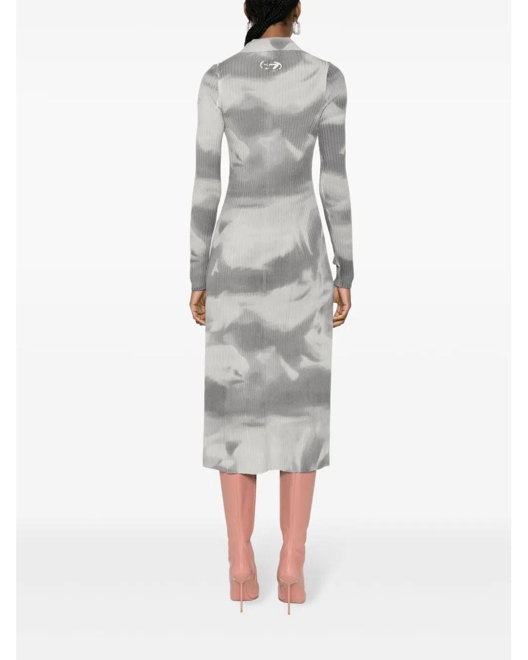 DIESEL Gray M-Bridge Midi Dress