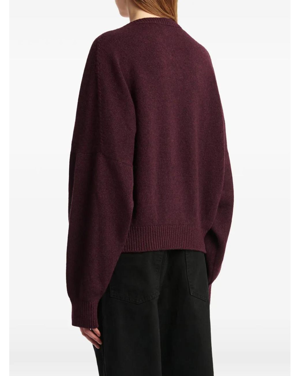 Khaite Purple Wolfe Sweater