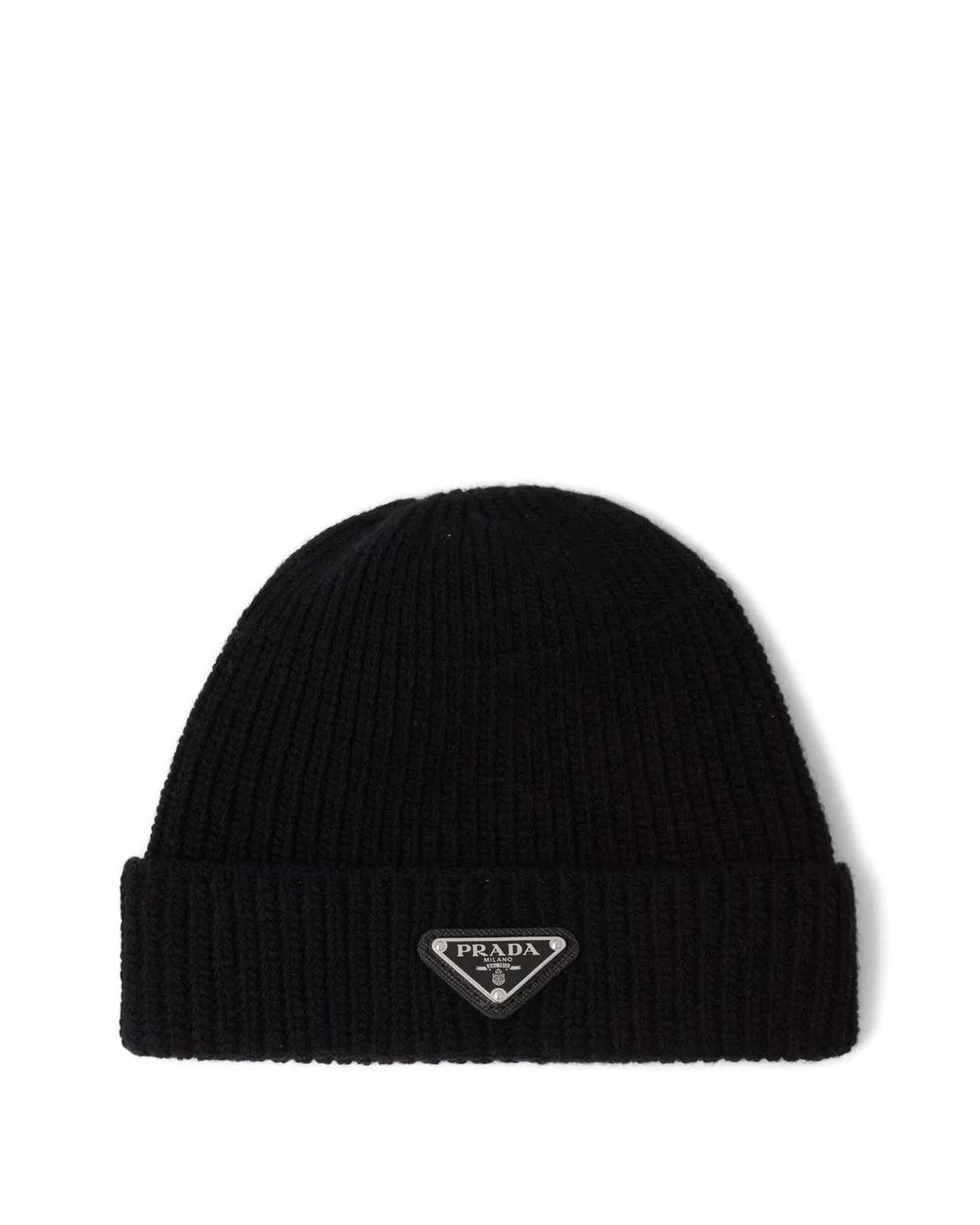 Prada Beanie Aus Wolle Und Kaschmir in Black für Herren