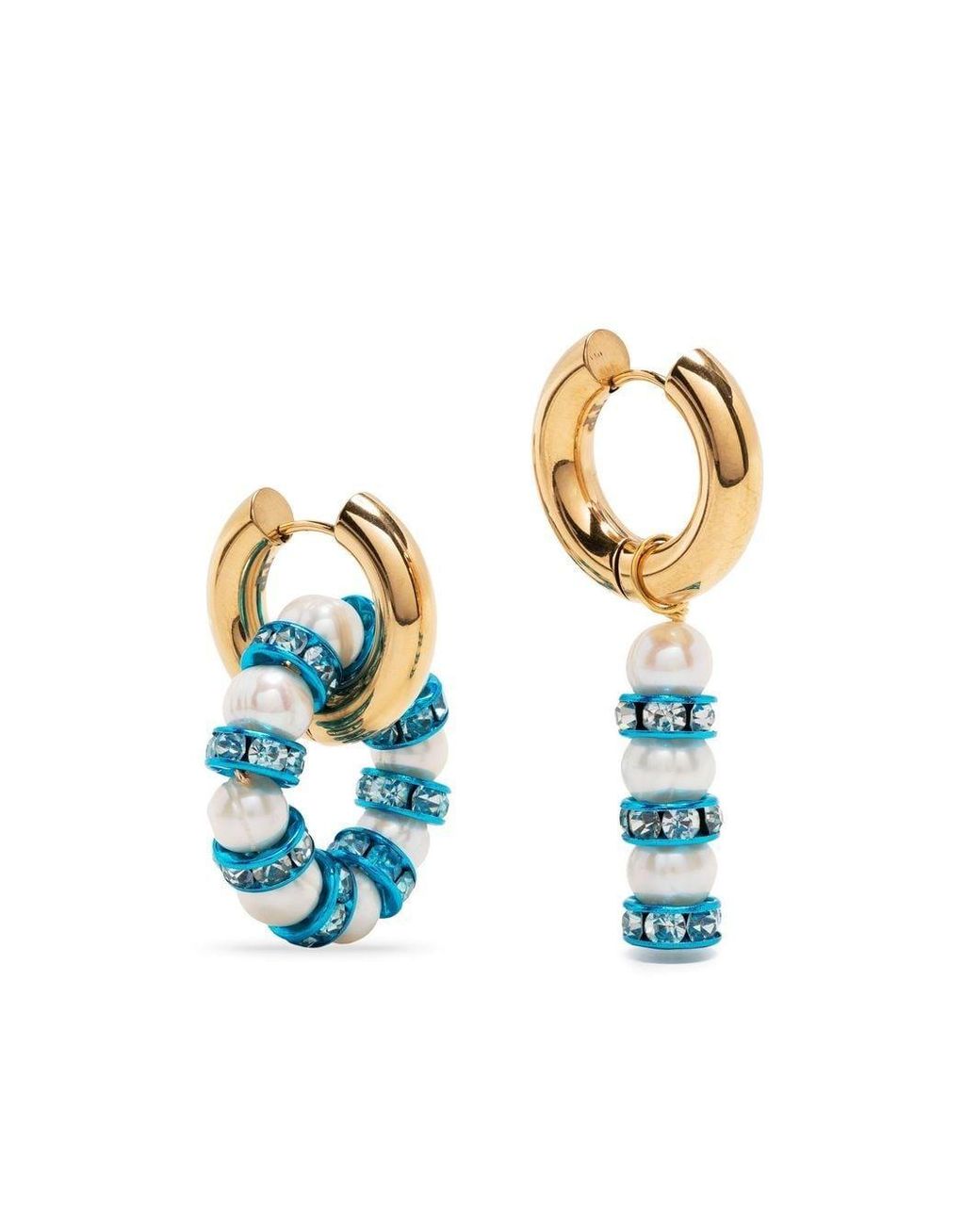 Timeless Pearly Ohrringe mit Perlen in Blau | Lyst DE