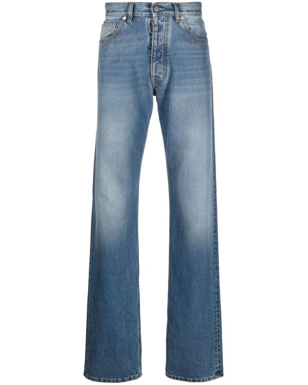 Femme Vêtements Jeans Jeans coupe droite Pantalon en jean Jean Maison Margiela en coloris Bleu 