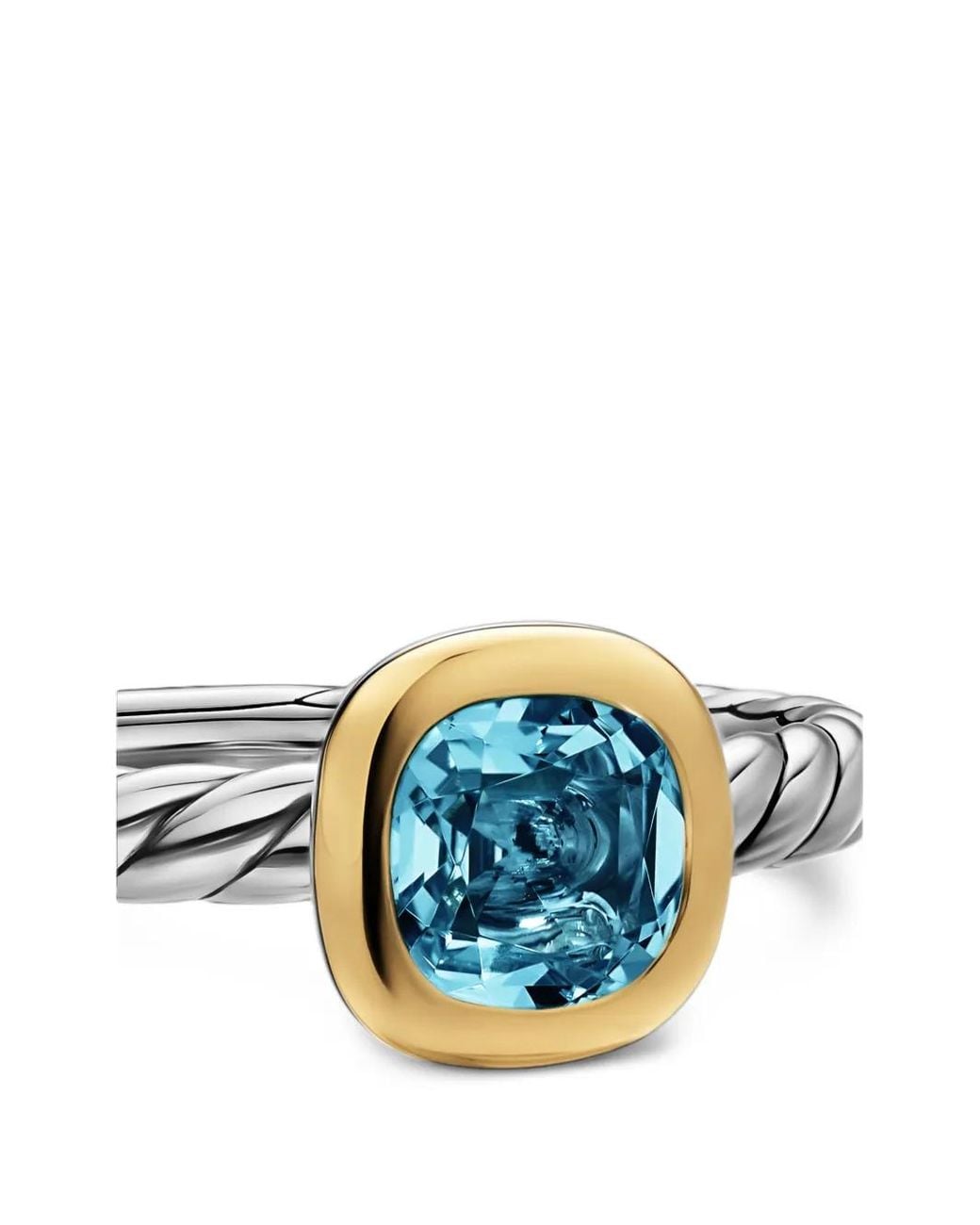 David Yurman Blue Mercer Topaz Ring