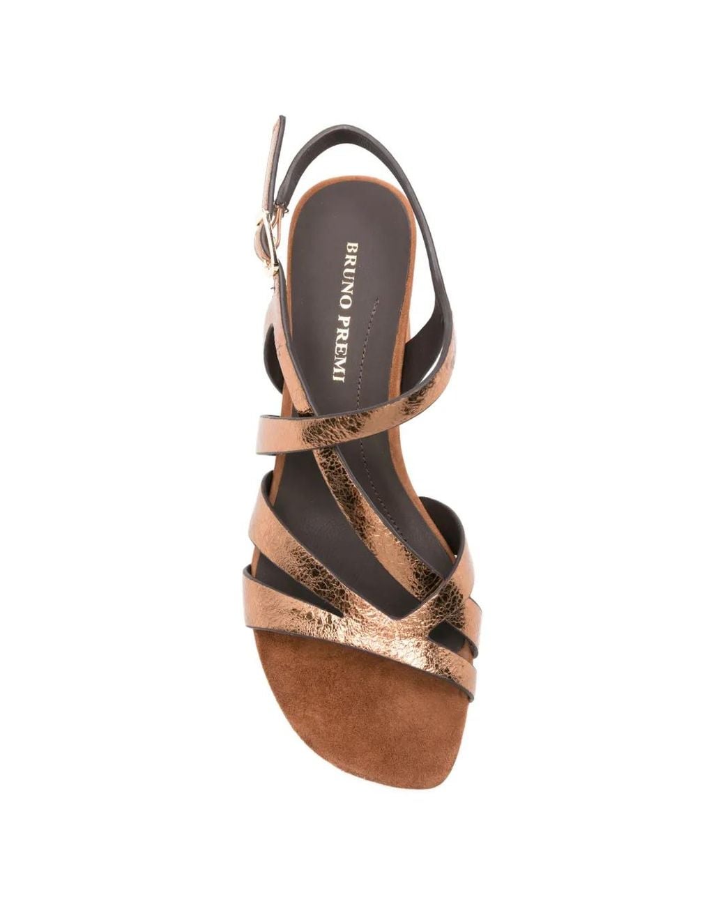 Bruno Premi Brown Strappy Leather Sandals