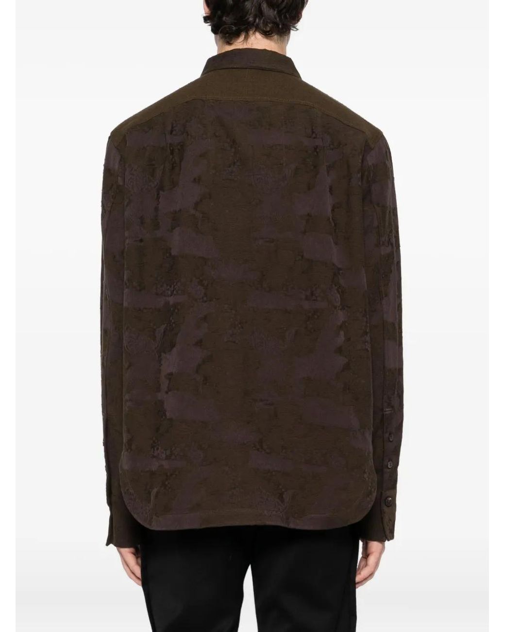 Ziggy Chen Brown Cotton Shirt for men