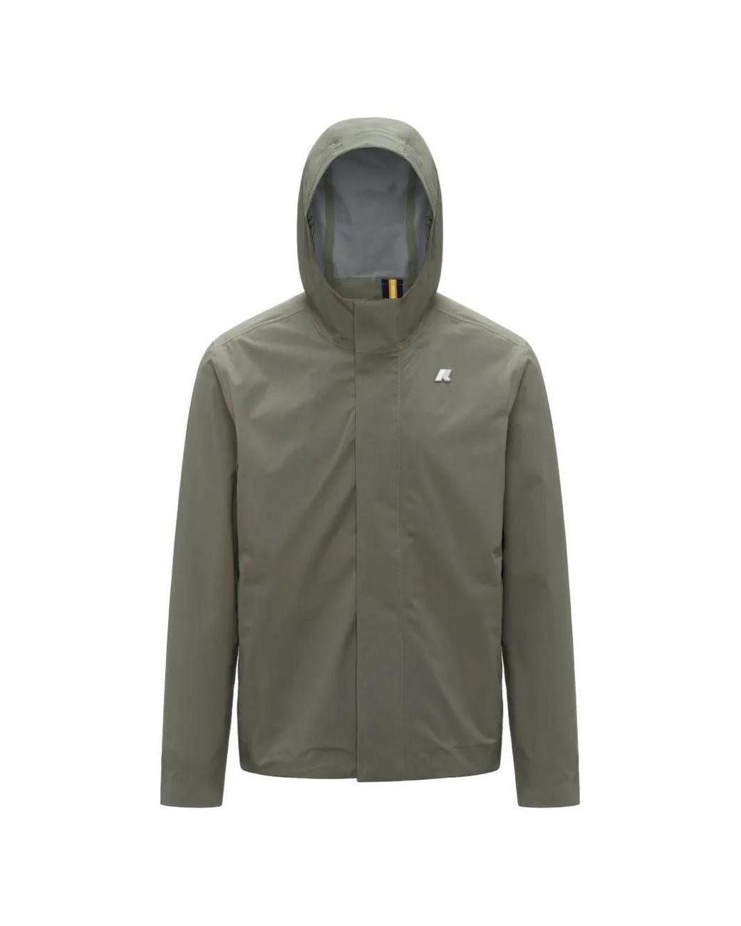 K-Way Green Jacko Hooded Jacket for men