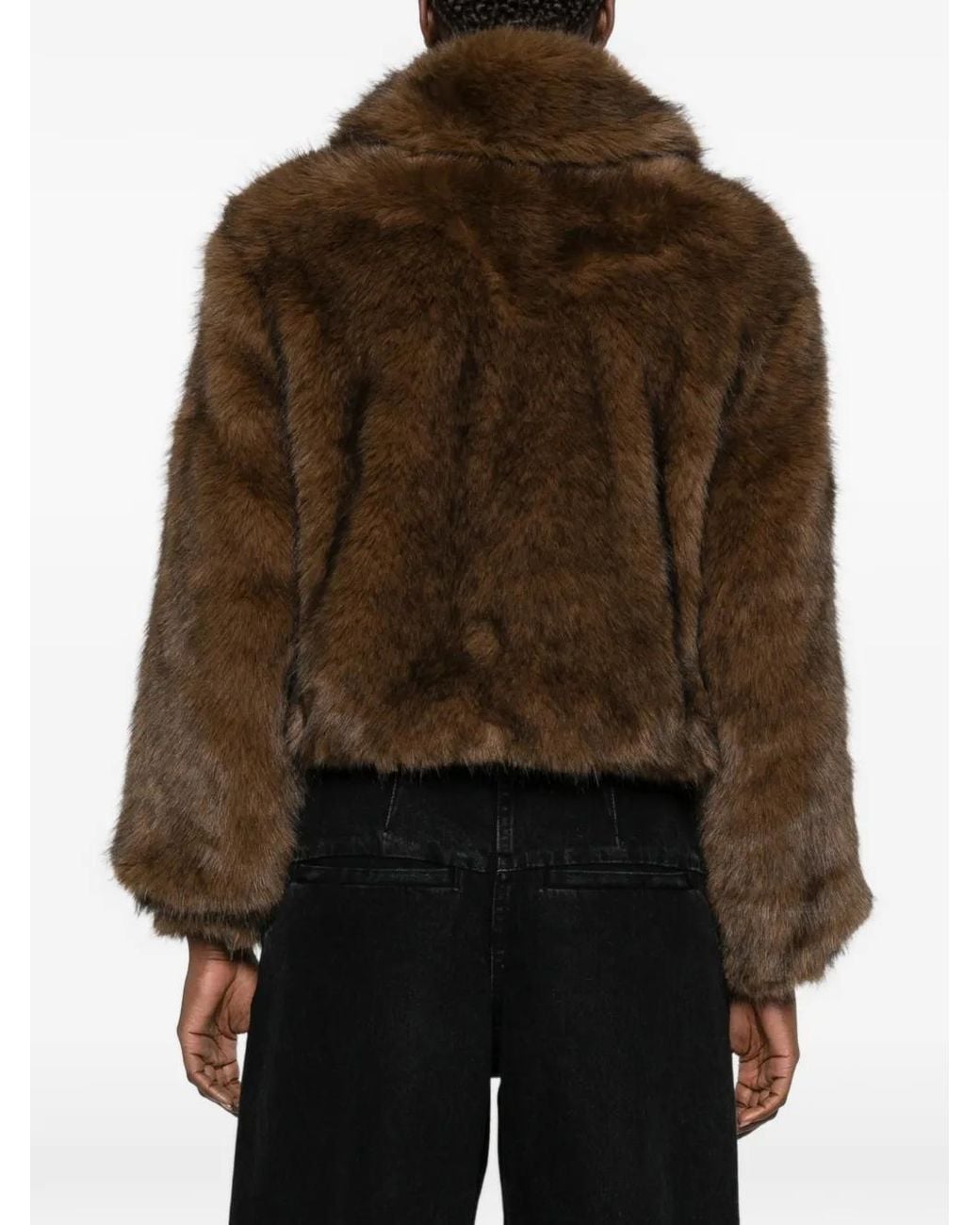 Canadian Brown Alberta Faux-Fur Jacket