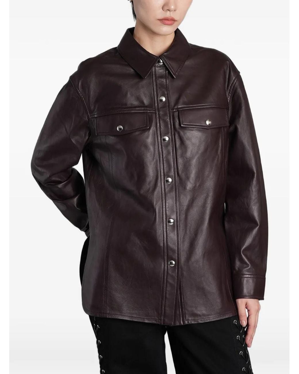 IRO Black Lambskin Jacket