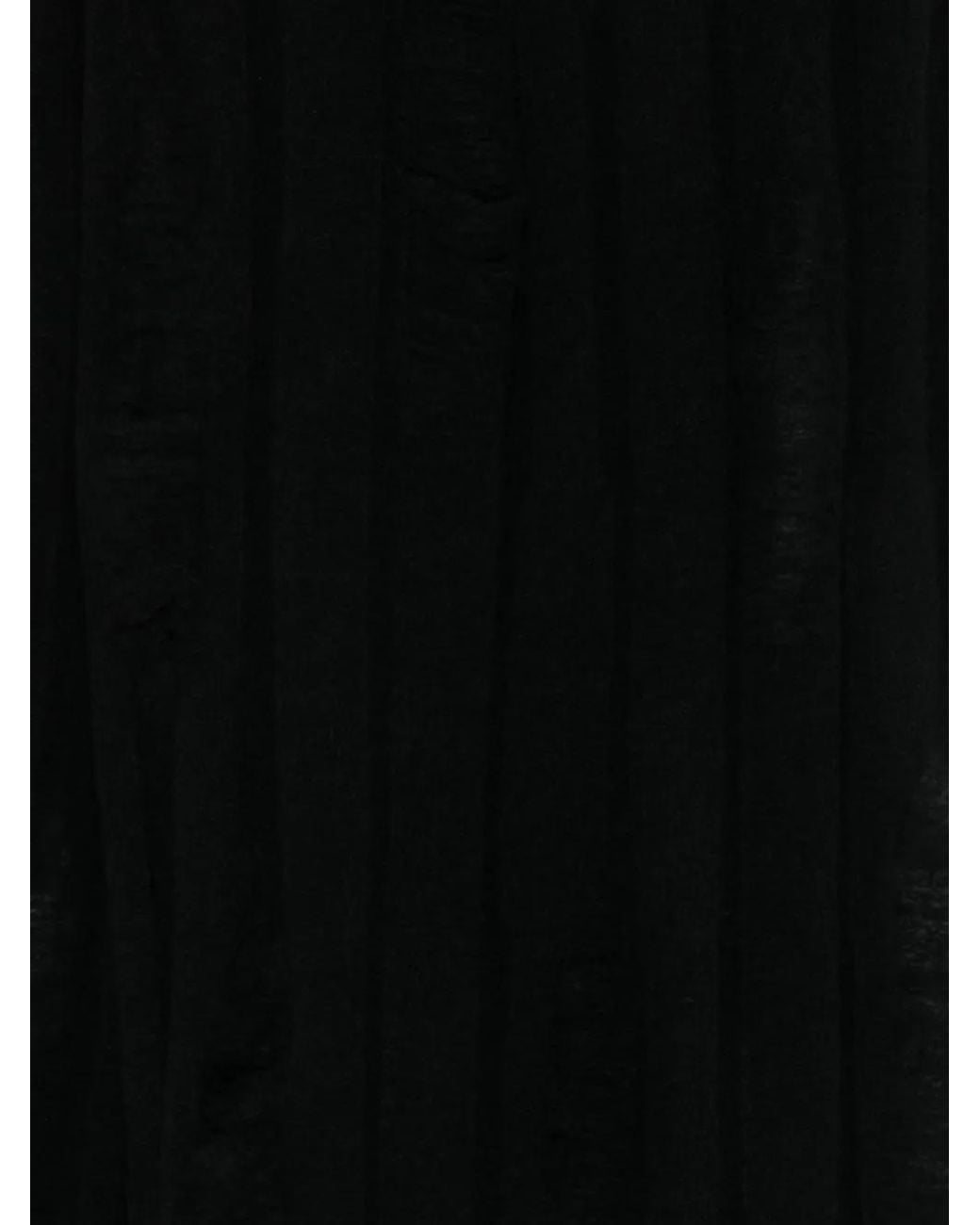 Isabel Benenato Black Wool Blend Scarf for men